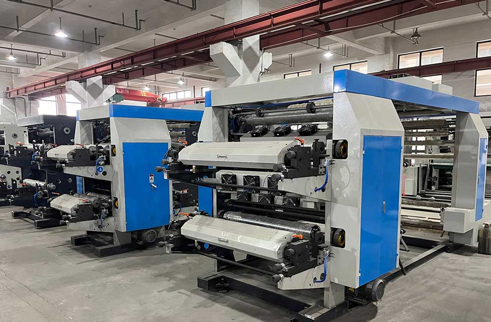 Flexo drukmachine structuur